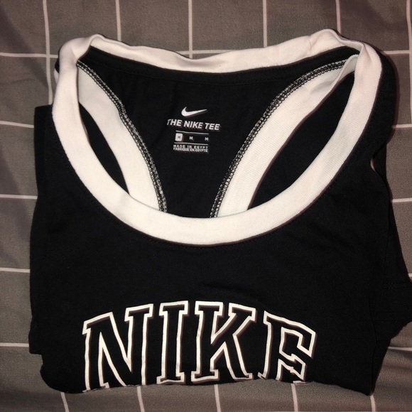 Nike Tops - Nike black and white tank